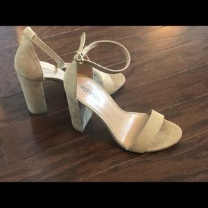 Merona stacked heel sandal